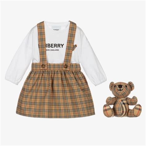 burberry top and skirt|burberry skirt baby girl.